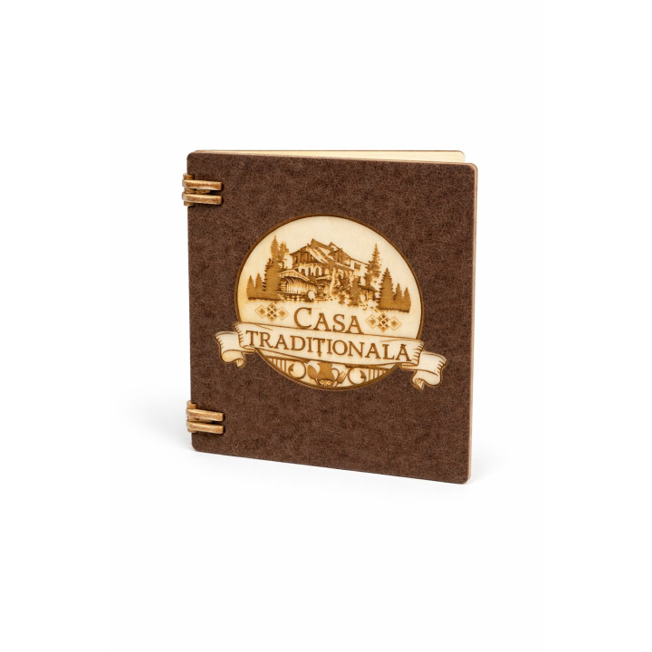 Rustic Wood & Felt Menu – Personalized | RoArtizan