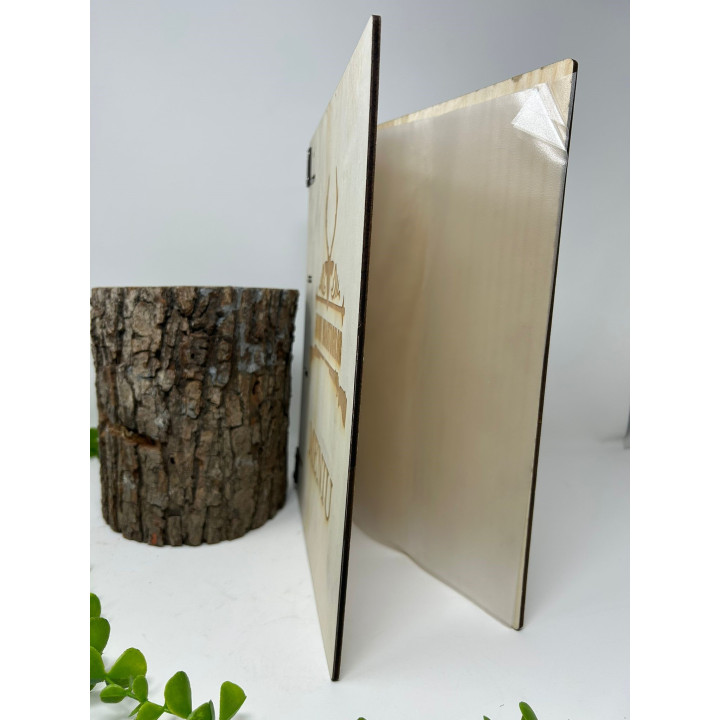 Rustic Wooden Restaurant Menu – Hunting Design, Custom