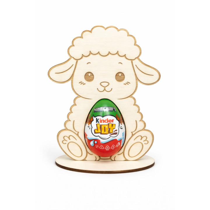 Miel din lemn suport ou Kinder personalizat