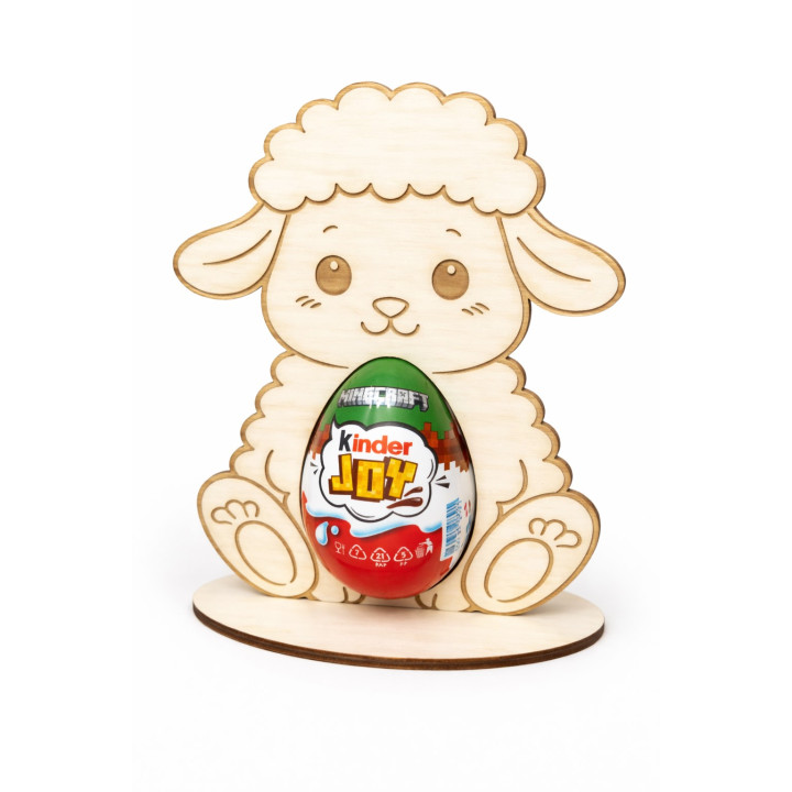 Miel din lemn suport ou Kinder personalizat