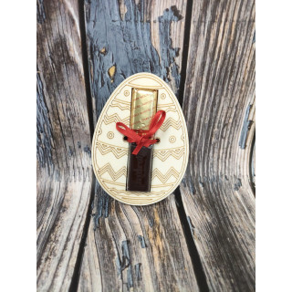 Wooden Decorative Egg Chocolate Holder – Personalized