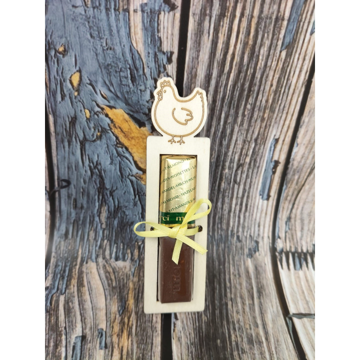 Wooden Hen Gift with Chocolate – RoArtizan