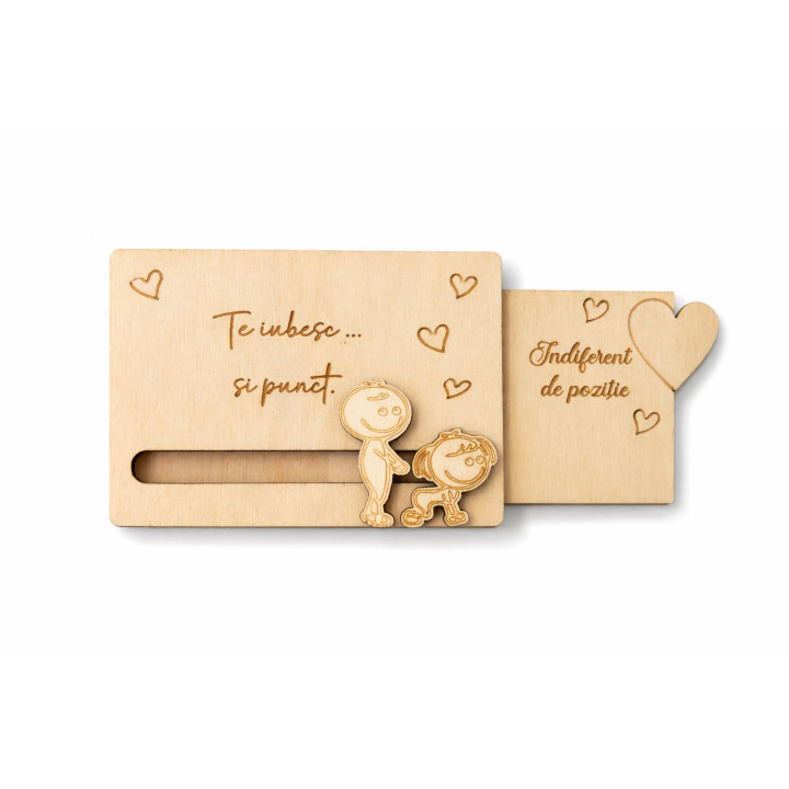 I Love You Secret Message Wooden Plaque – Personalized