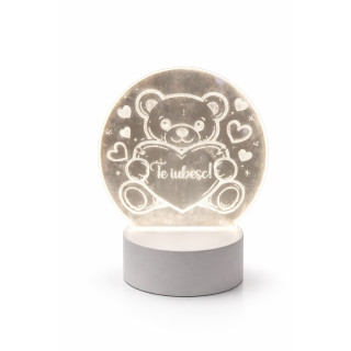 LED Herzlampe Ich liebe dich 15 cm – personalisierbar