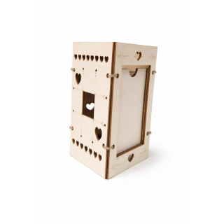 Personalisierter Fotorahmen Holz 15x10 cm | RoArtizan