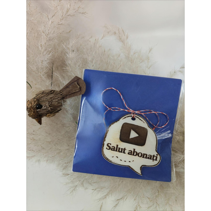 Personalisierter Martisor aus Holz für Creator | RoArtizan
