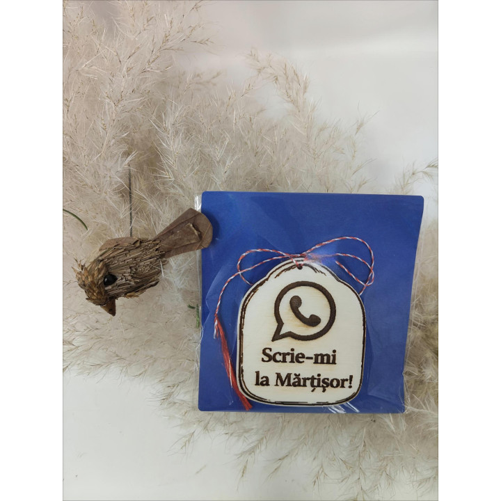 Martisor WhatsApp – Text me on Martisor, laser-engraved
