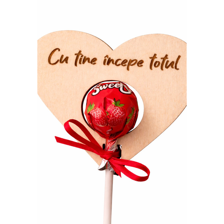 Wooden Heart Gift – With You Everything Begins | RoArtizan
