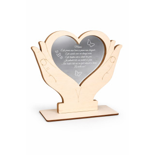 Inima din Palmi Cadou Personalizat pentru Mama