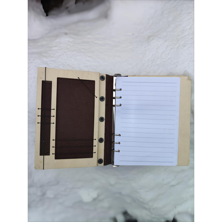 Personalized Wooden Notebook – Stag Head | RoArtizan