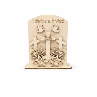 Osterdeko Christus ist auferstanden 15x10 cm | RoArtizan