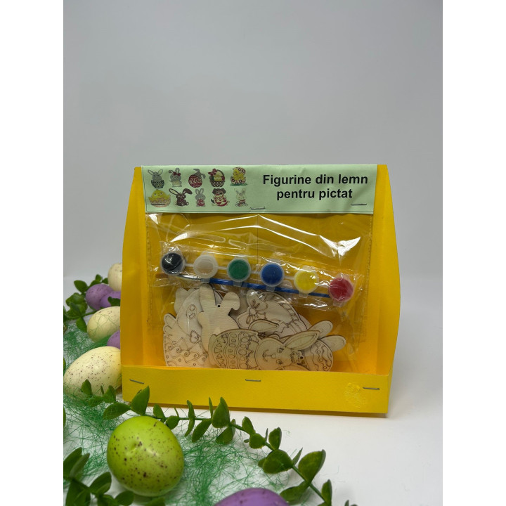 Ostern Kreativ-Set – Holzfiguren zum Bemalen | RoArtizan