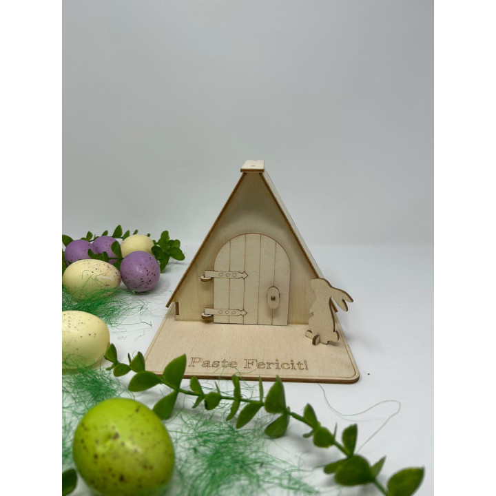Hasenhaus aus Holz – Oster-Überraschung