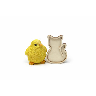 Wooden Cat Figurine 7 cm | RoArtizan
