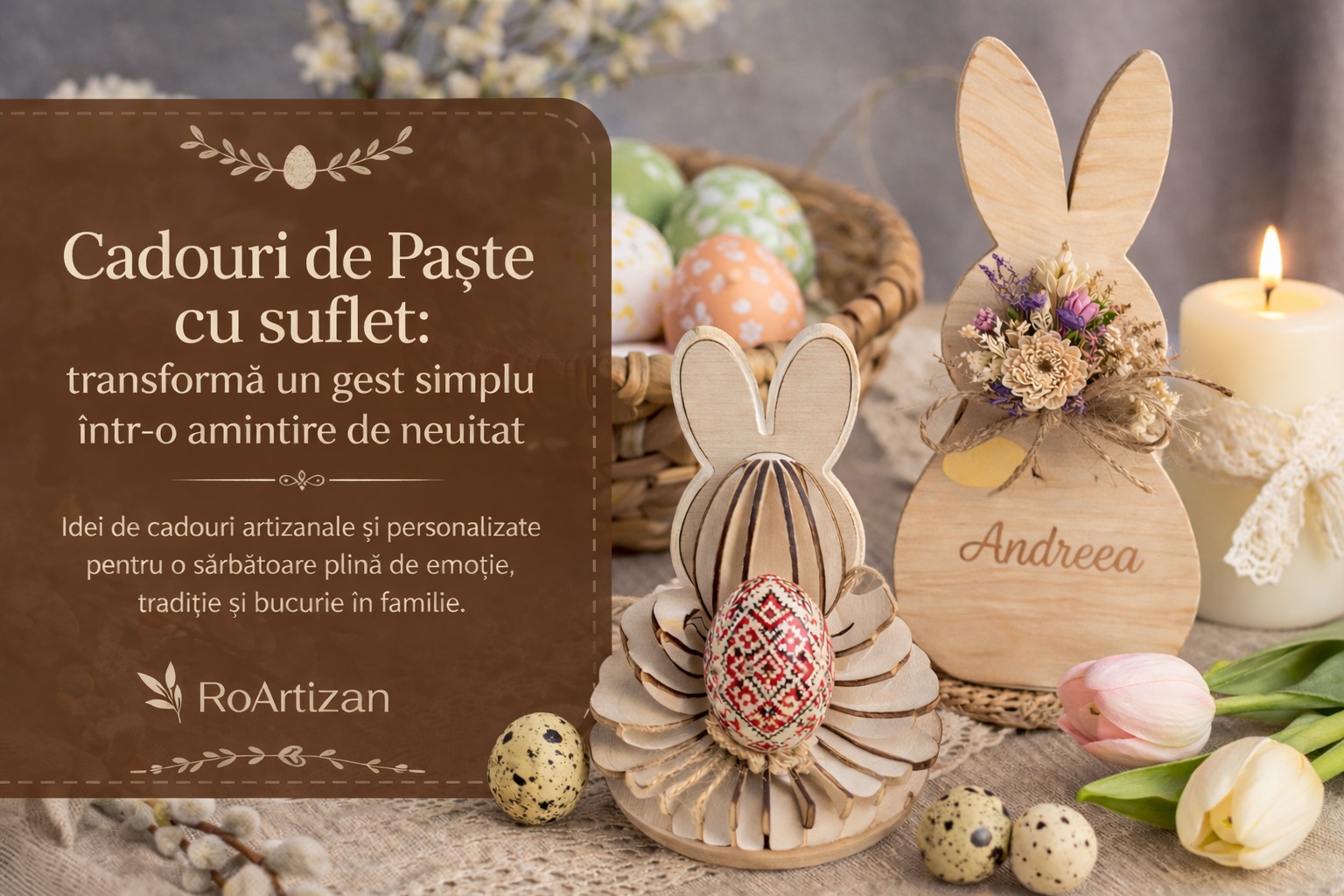 Cadouri de Paște handmade și personalizate – Idei unice RoArtizan